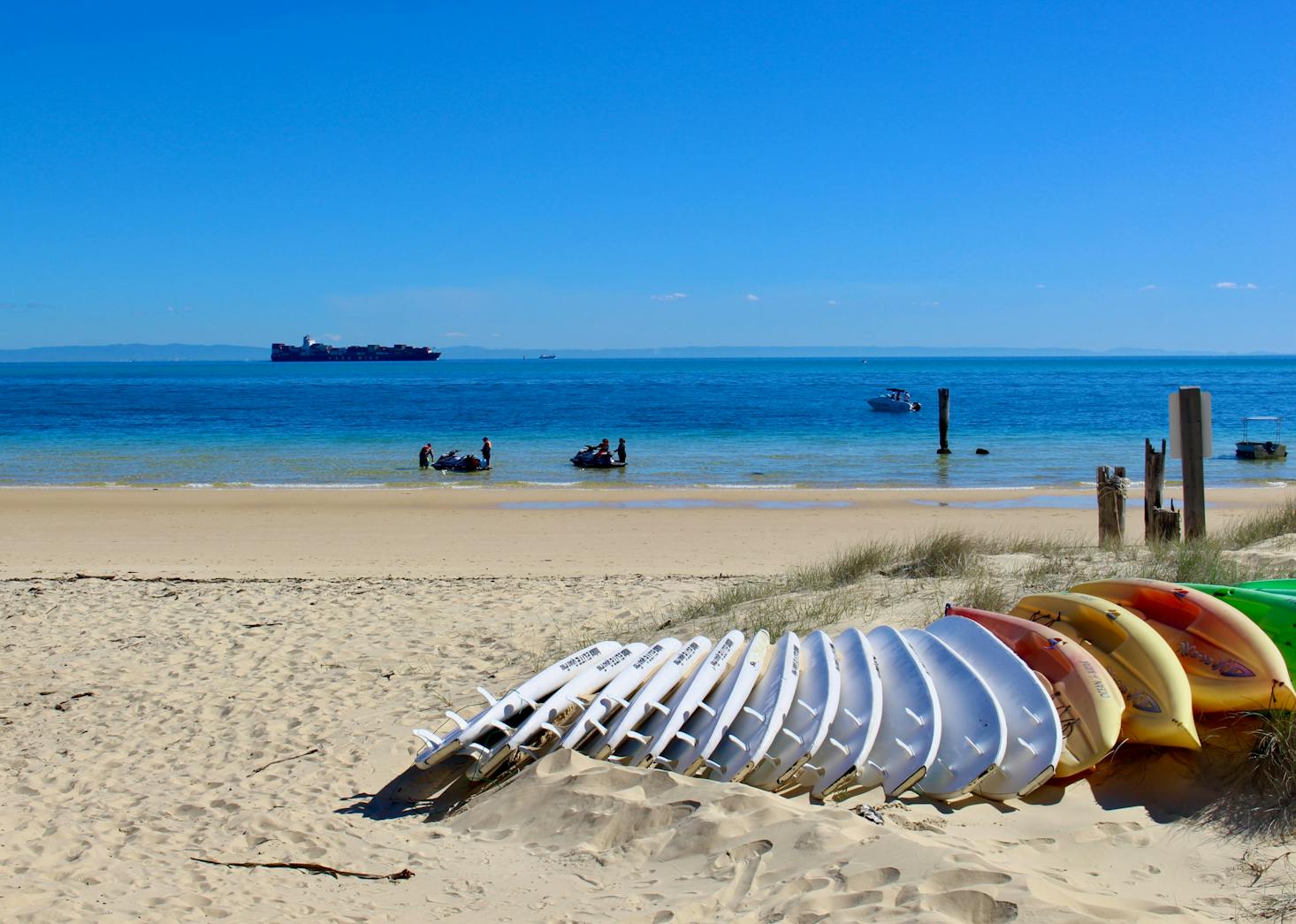 Moreton Island beaches near Brisbane