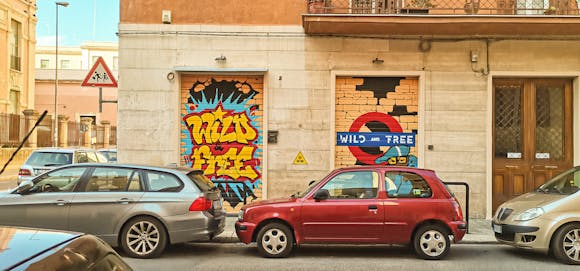 Street art in Bari, Italy