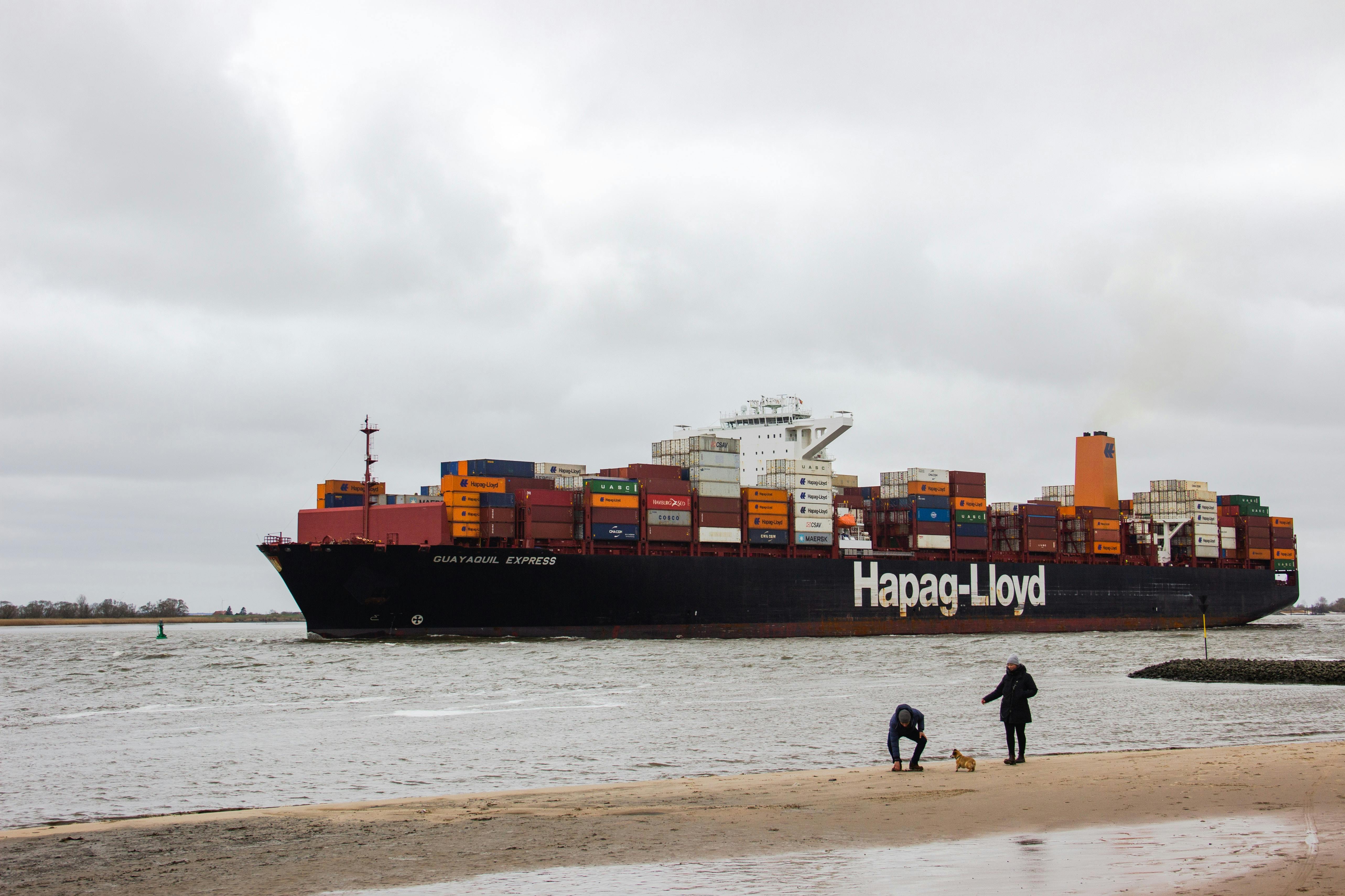 Elbe River beaches near Hamburg
