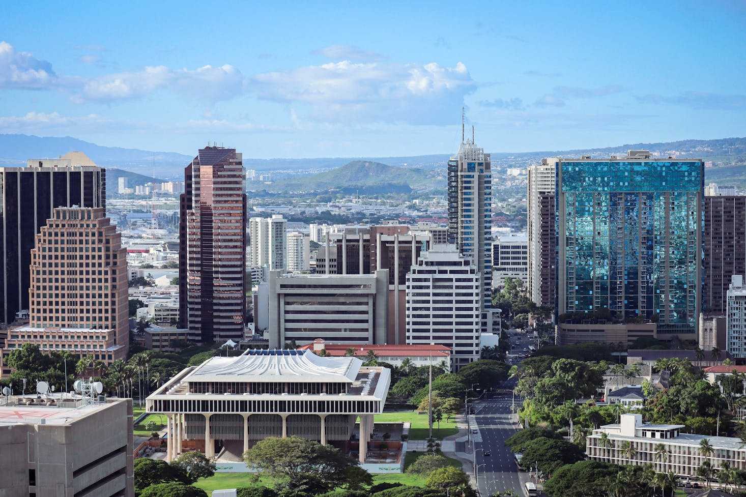 Downtown Honolulu, Hawaii