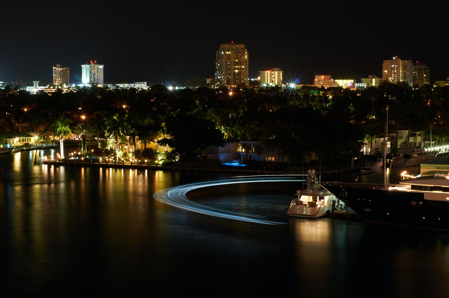 Fort Lauderdale at night