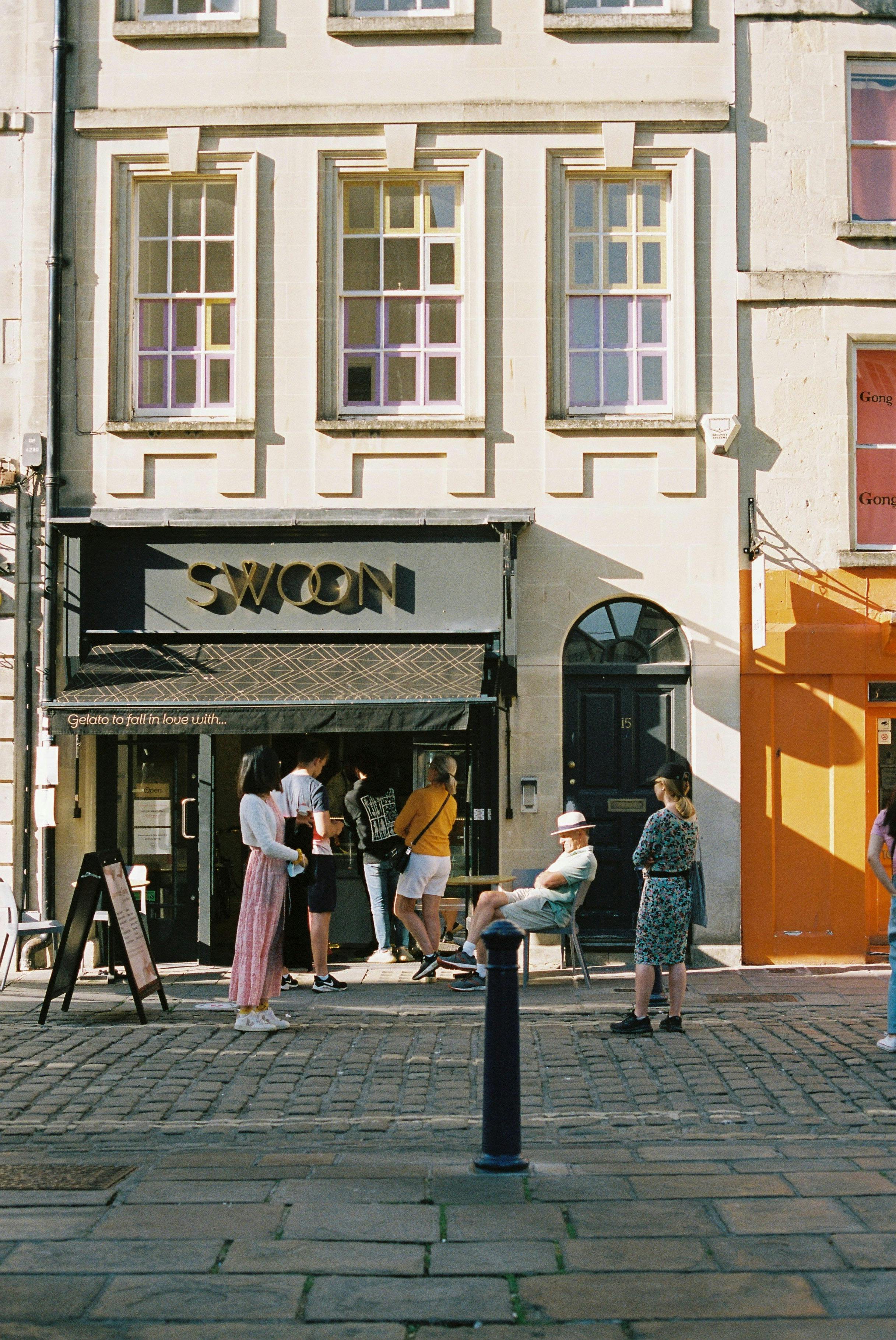 Popular street food in Bath
