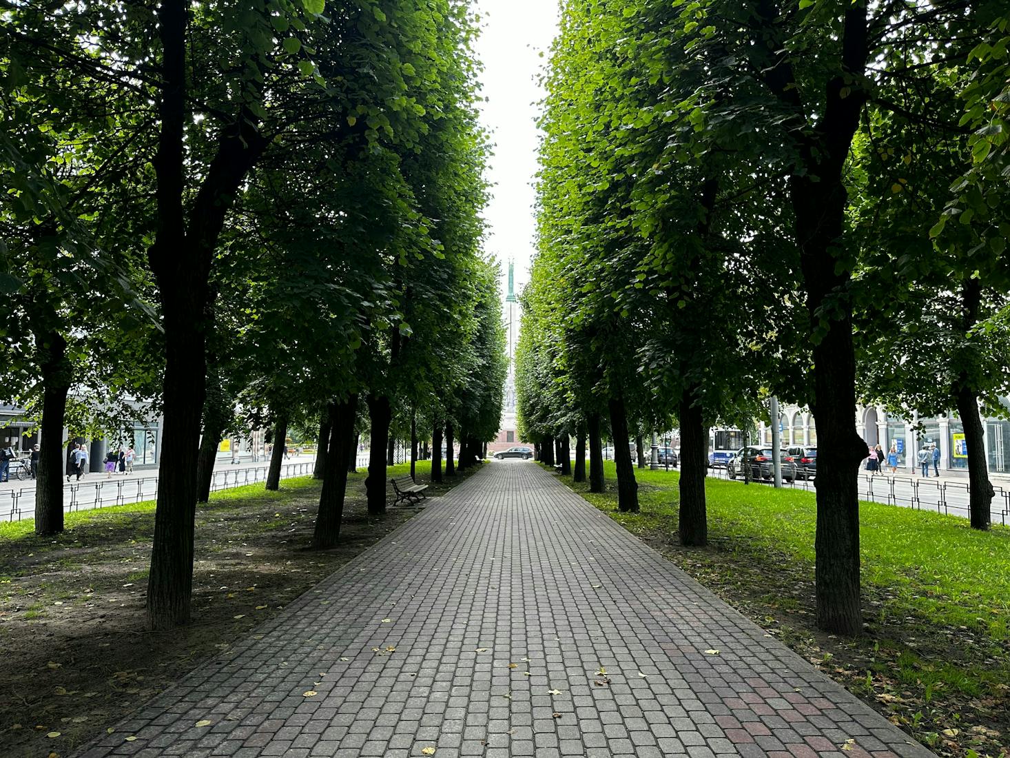 A park in Riga where you can stretch your legs on a layover