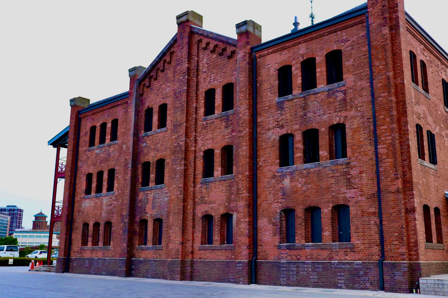 A deserted warehouse at Yokohama Red Brick Warehouse