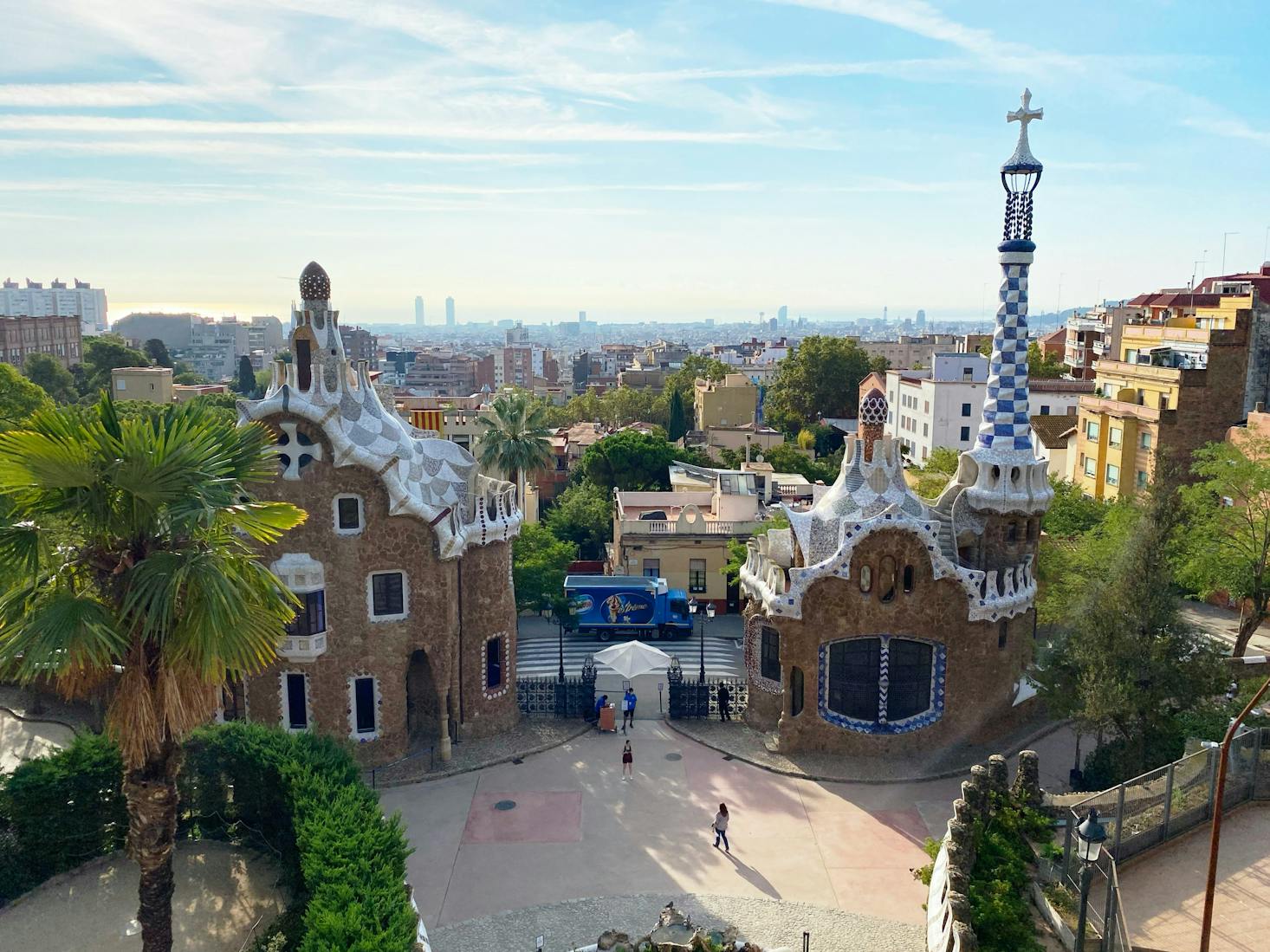 Park Guell luggage storage in Barcelona