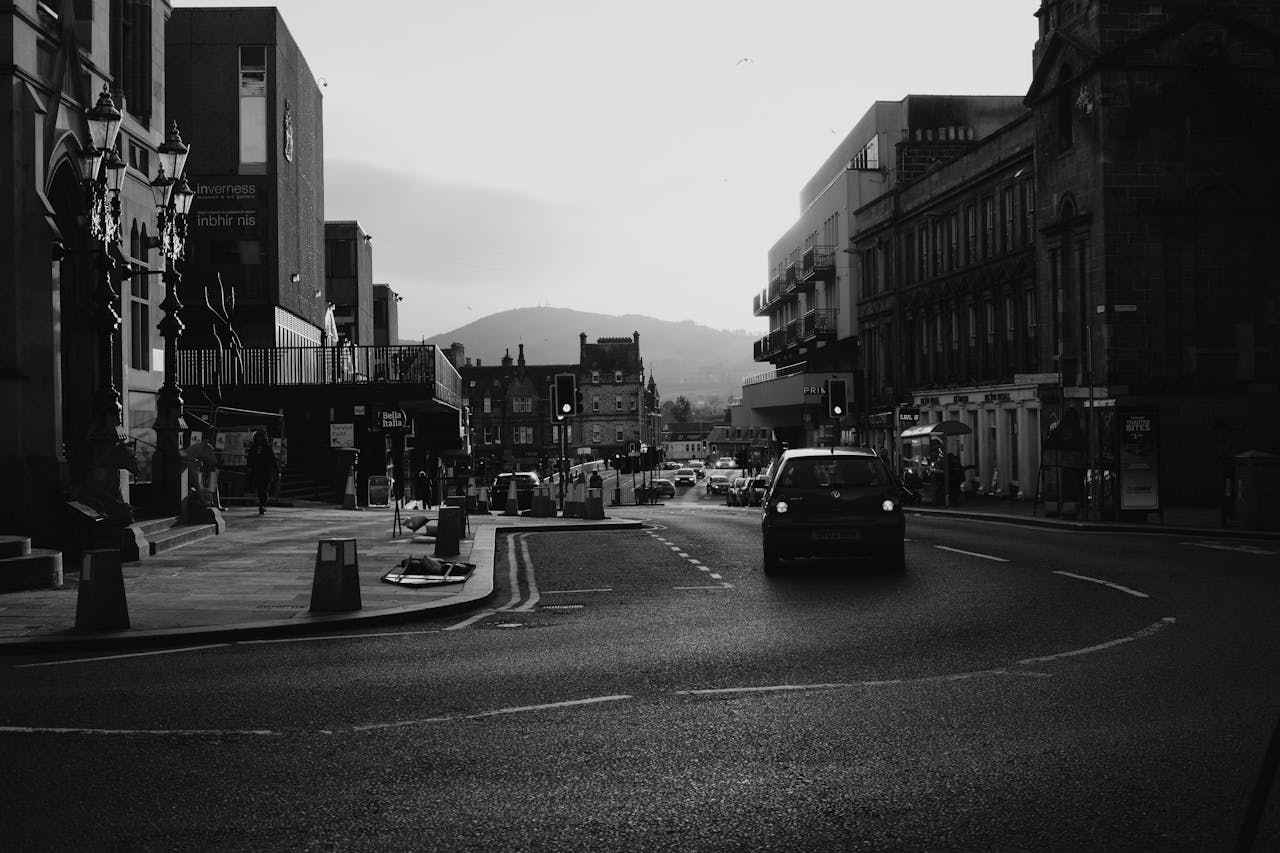 City view of Inverness, Scotland