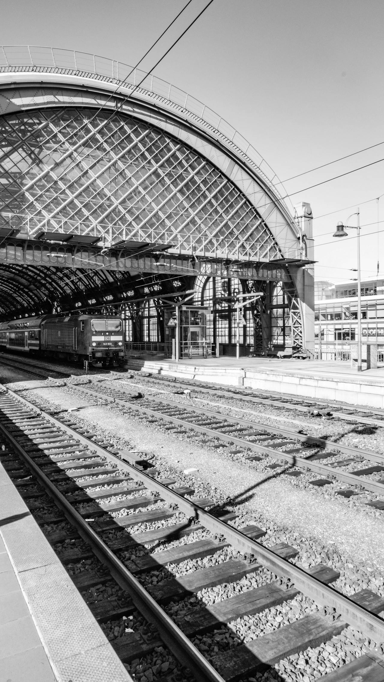Gepäckaufbewahrung und Schließfächer am Dresden-Hauptbahnhof.