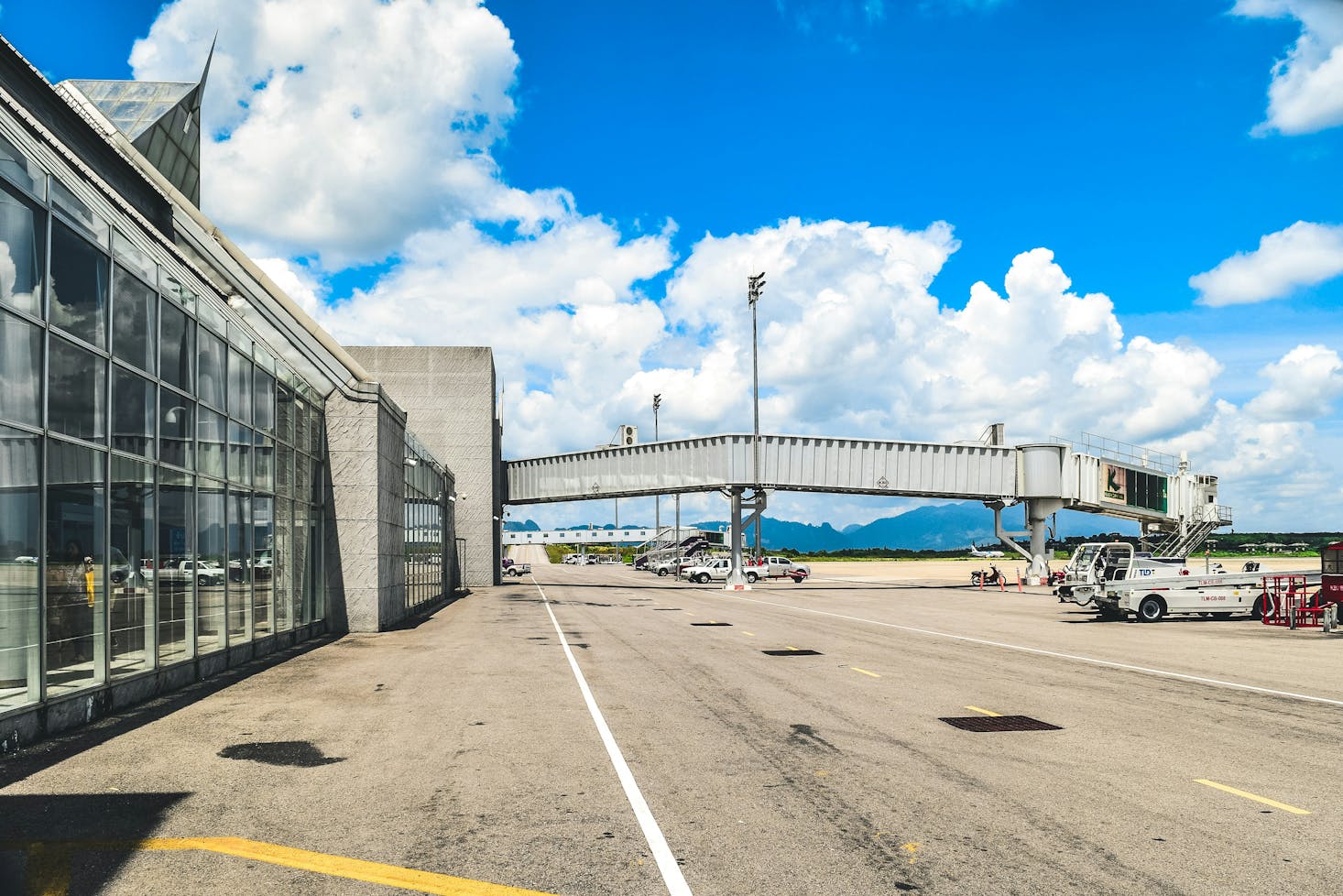 Plane loading area of Krabi Airport 