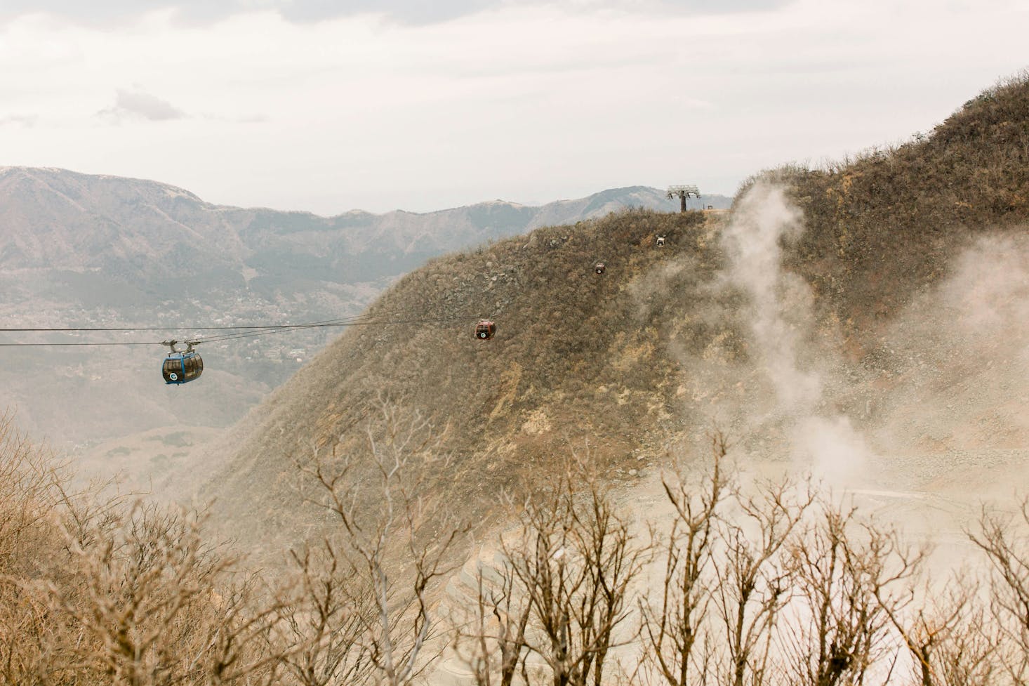 Ropeway near Hakone Yumoto Station