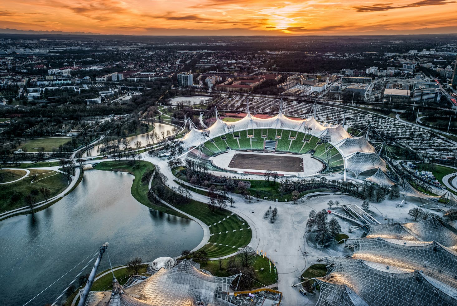 Gepäckaufbewahrung und Schließfächer am Olympiastadion in München.