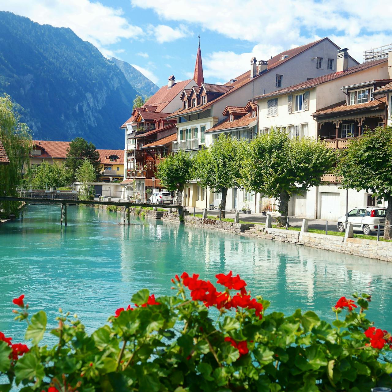 Gepäckaufbewahrung und Schließfächer in der Stadt Interlaken.