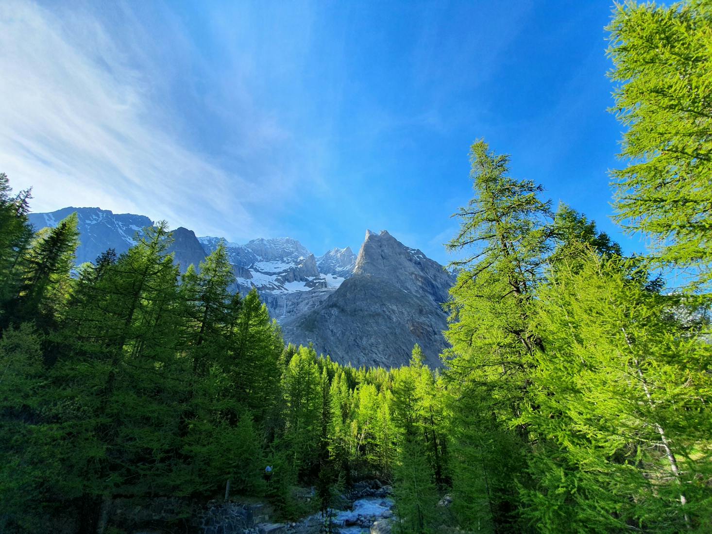 Mountains in Courmayeur, Italy