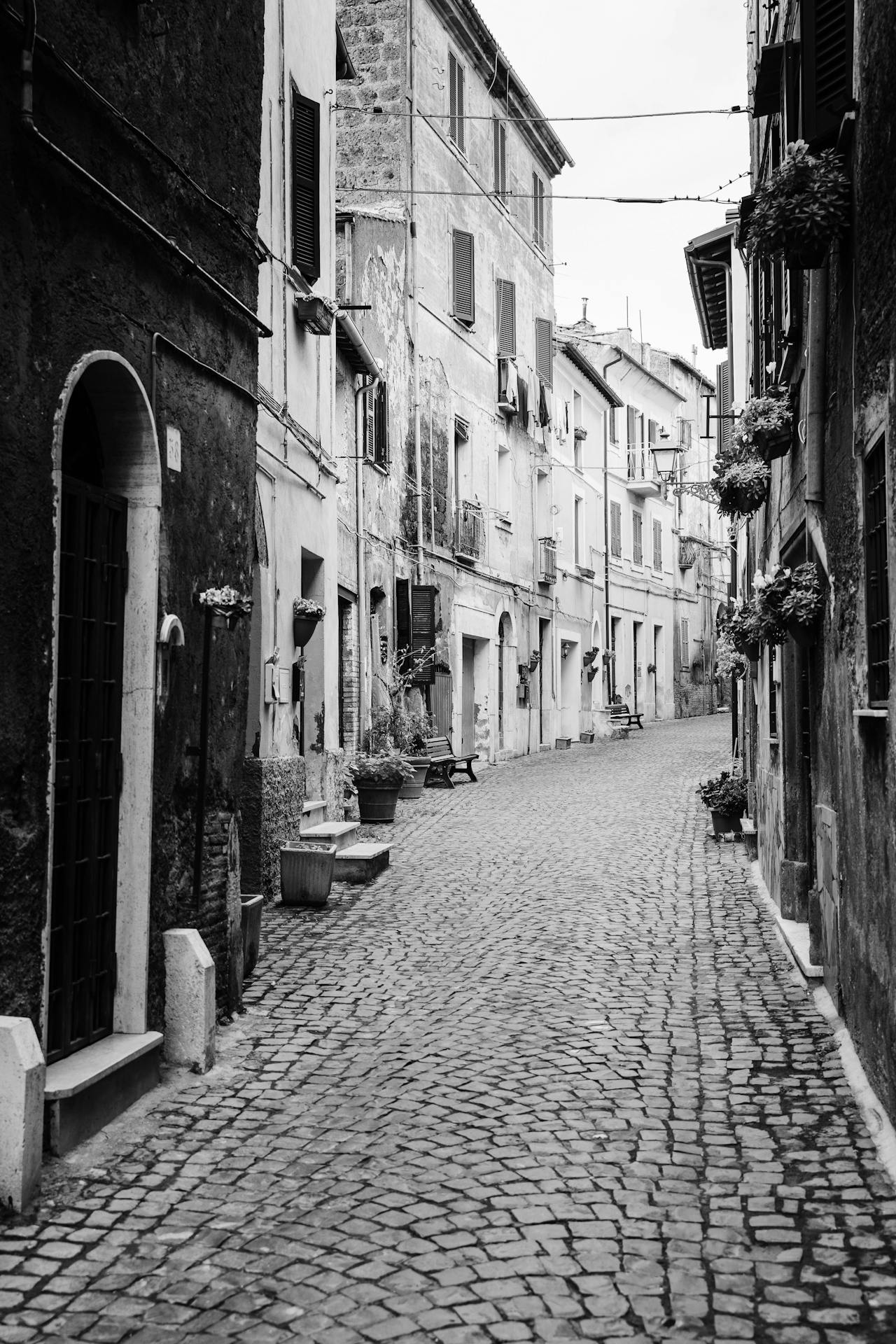 Street in Pero, Italy