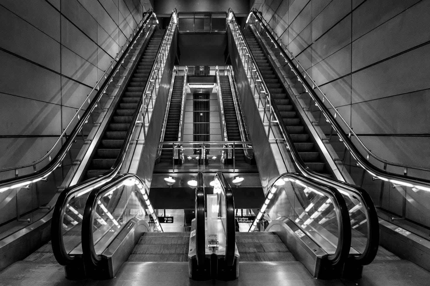 Gepäckaufbewahrung und Schließfächer am Nørreport Bahnhof in Kopenhagen.