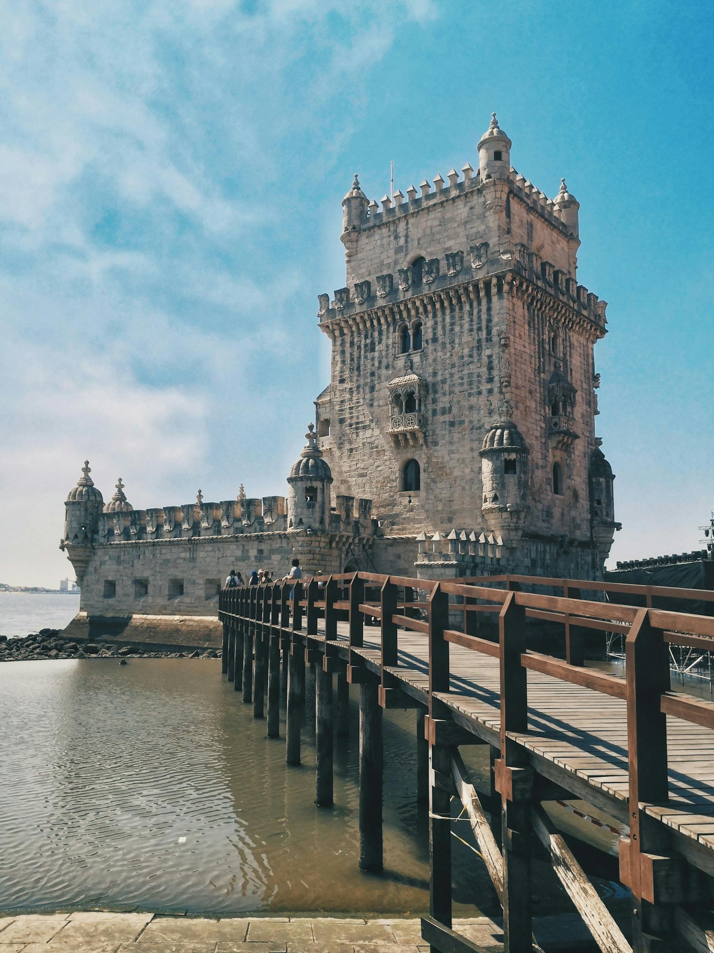 Gepäckaufbewahrung und Schließfächer am Turm des Belem, Lissabon.