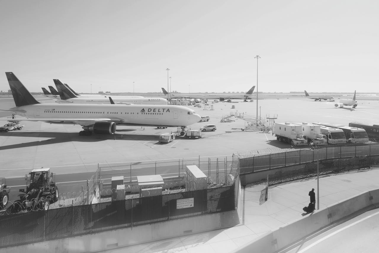 Gepäckaufbewahrung und Schließfächer am JFK Flughafen, New York.
