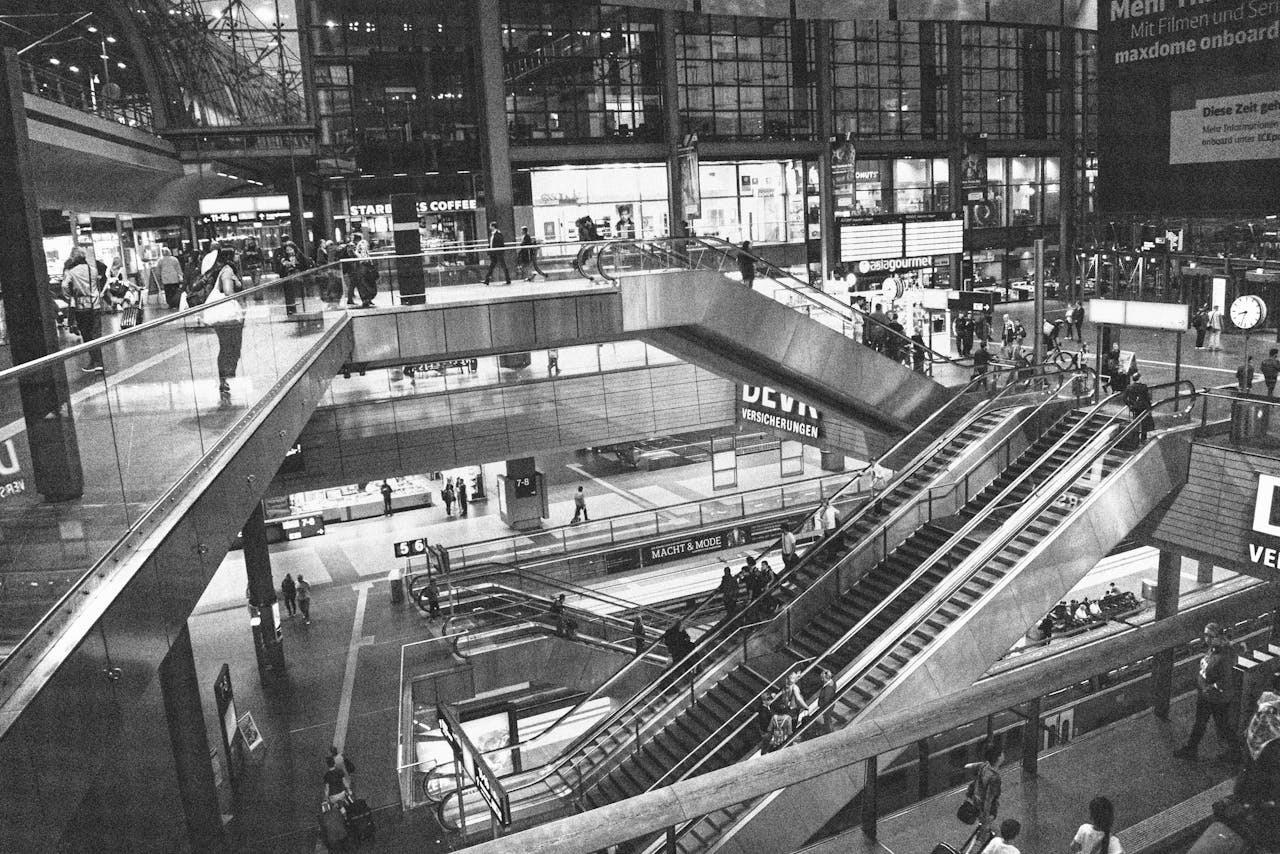 Przechowalnia bagażu Berlin Hauptbahnhof.