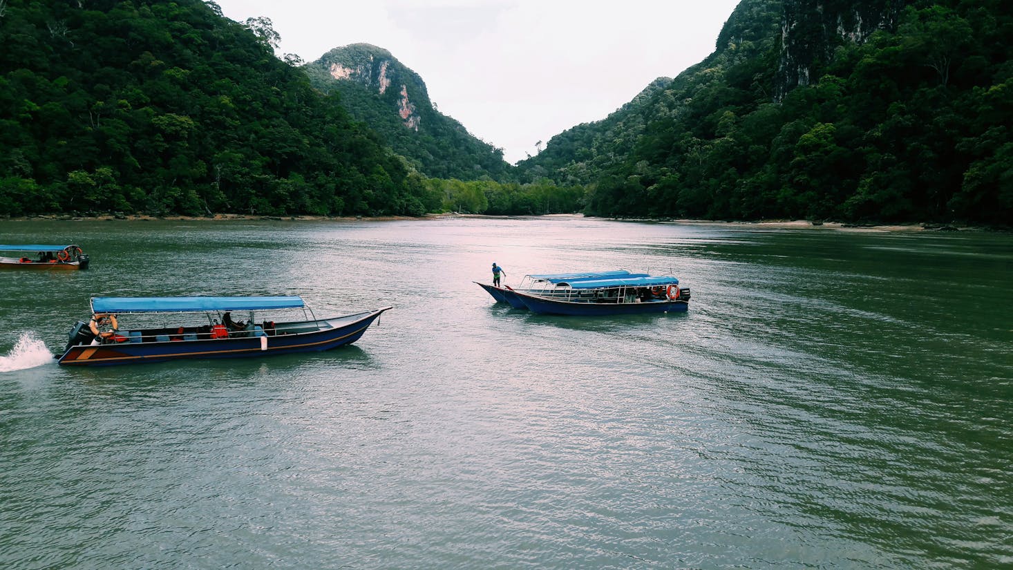 Boats in Langkawi, Malaysia