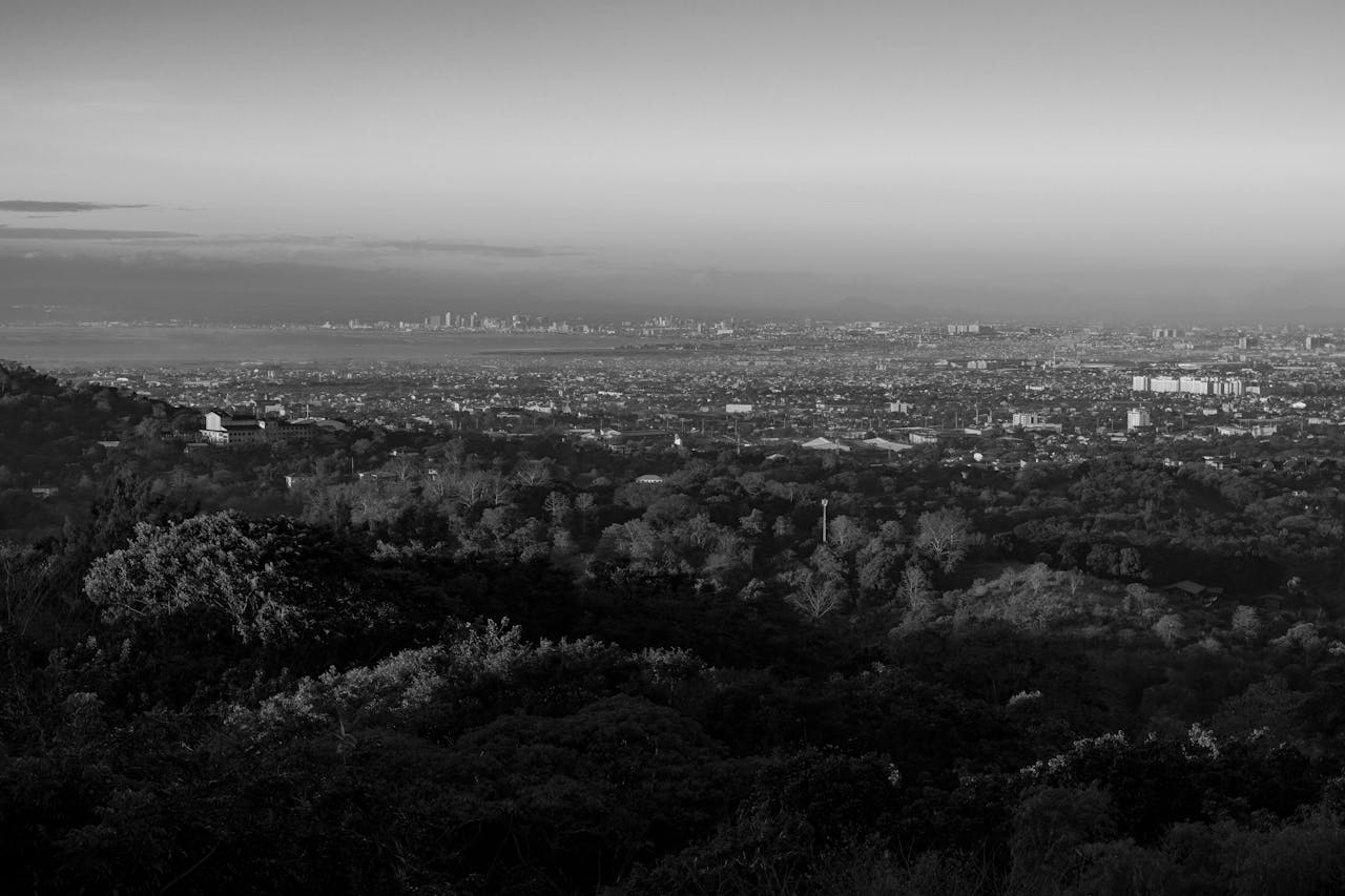 View over Manila from Antipolo City