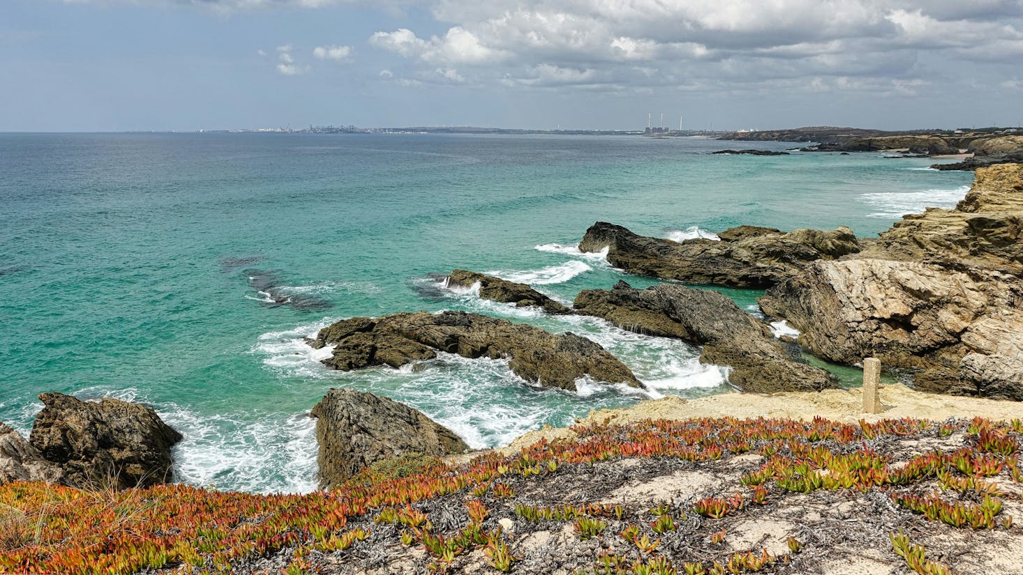 The coastline in Porto Covo