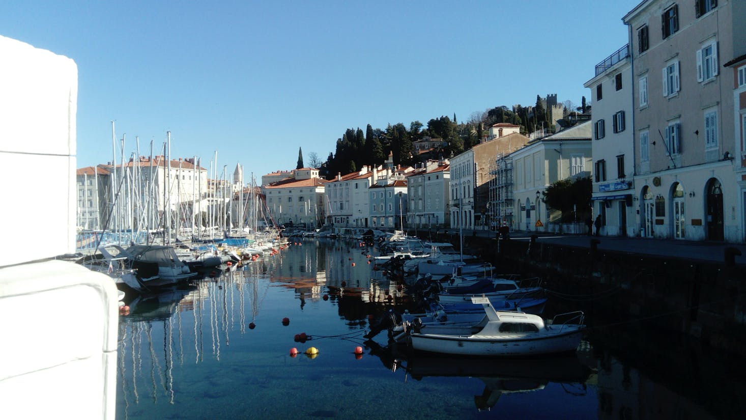 Marina in Koper, Slovenia