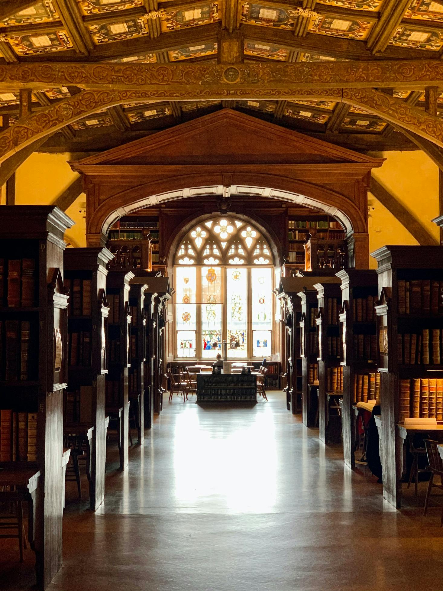 Luggage storage near the Bodleian Library in Oxford, UK