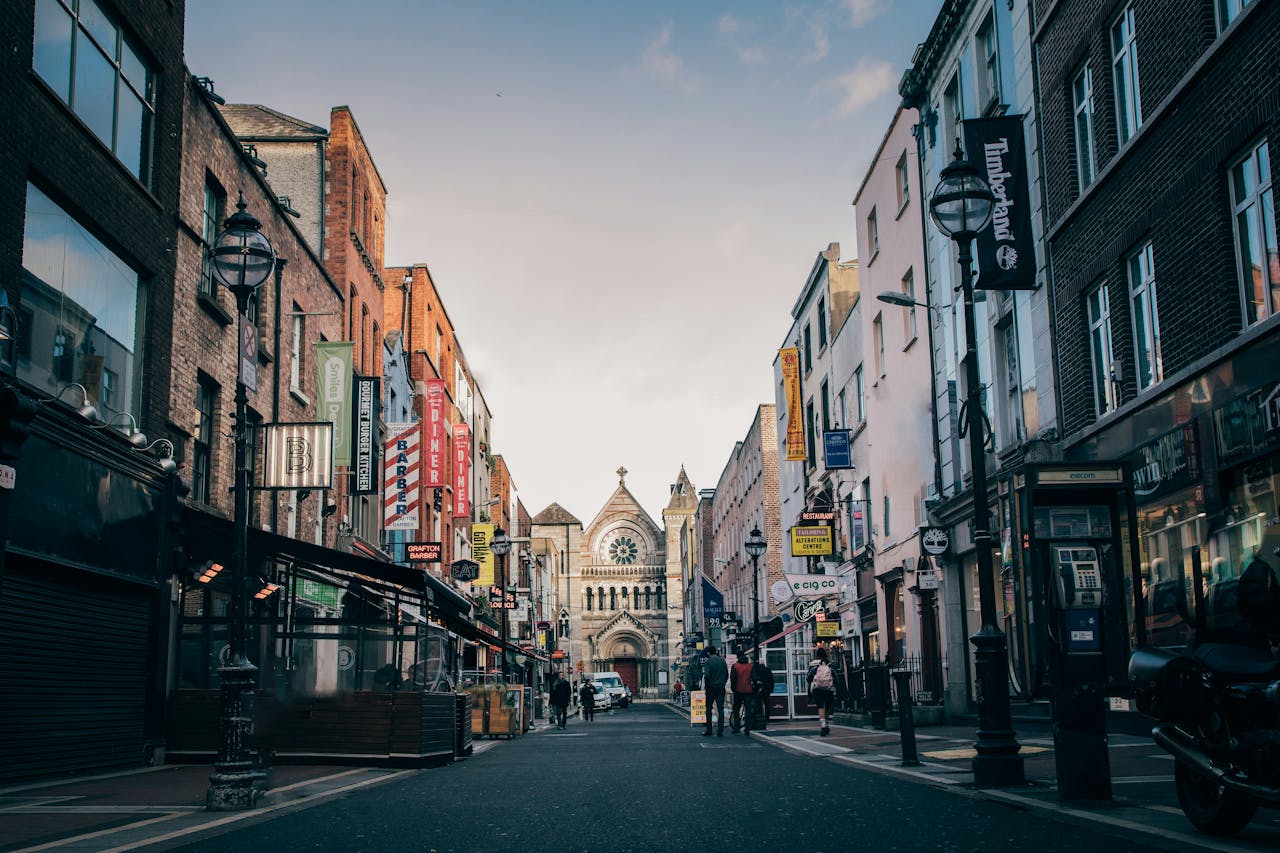 Gepäckaufbewahrung und Schließfächer in der Stadt Dublin.