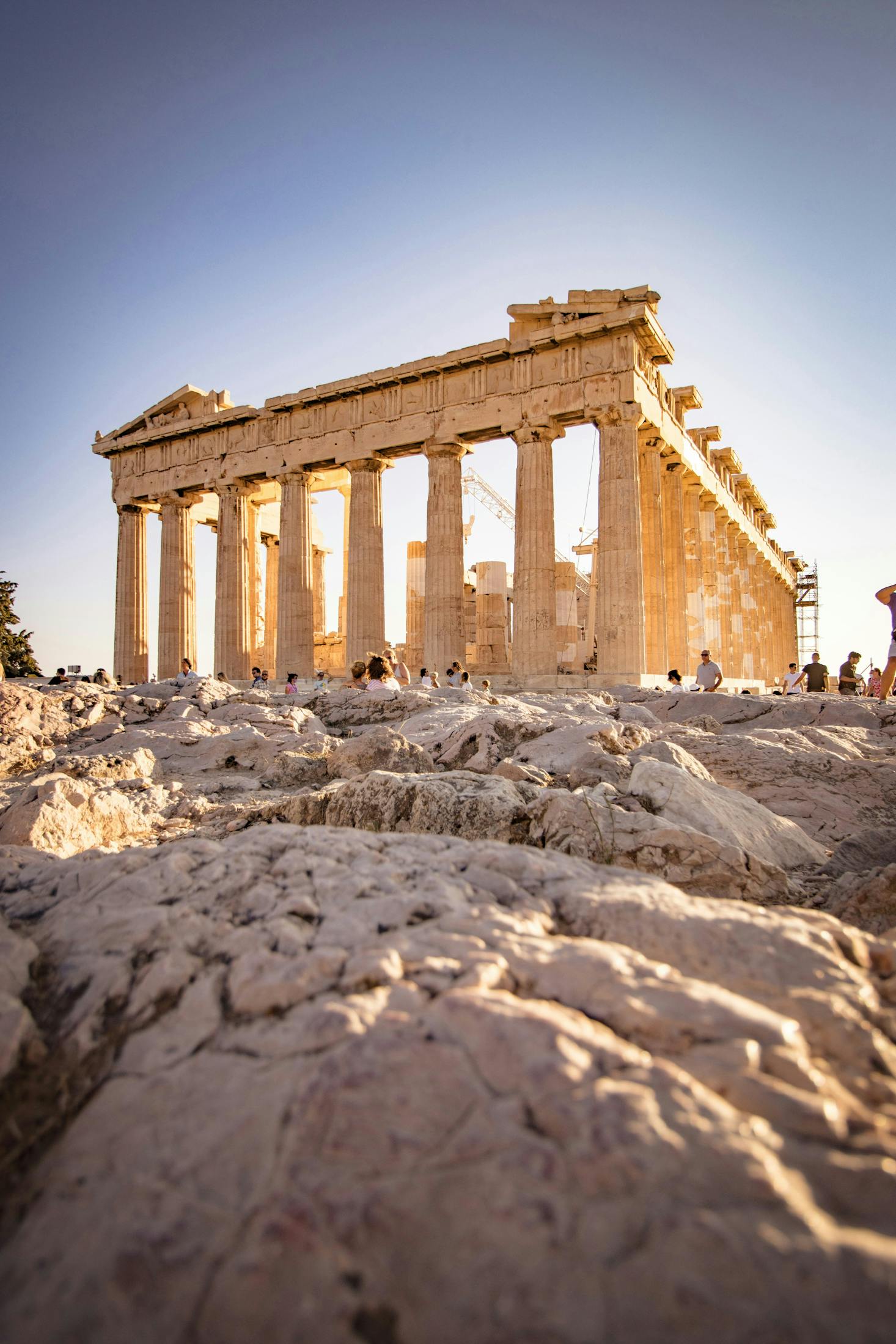 Gepäckaufbewahrung und Schließfächer an der Akropolis in Athen.