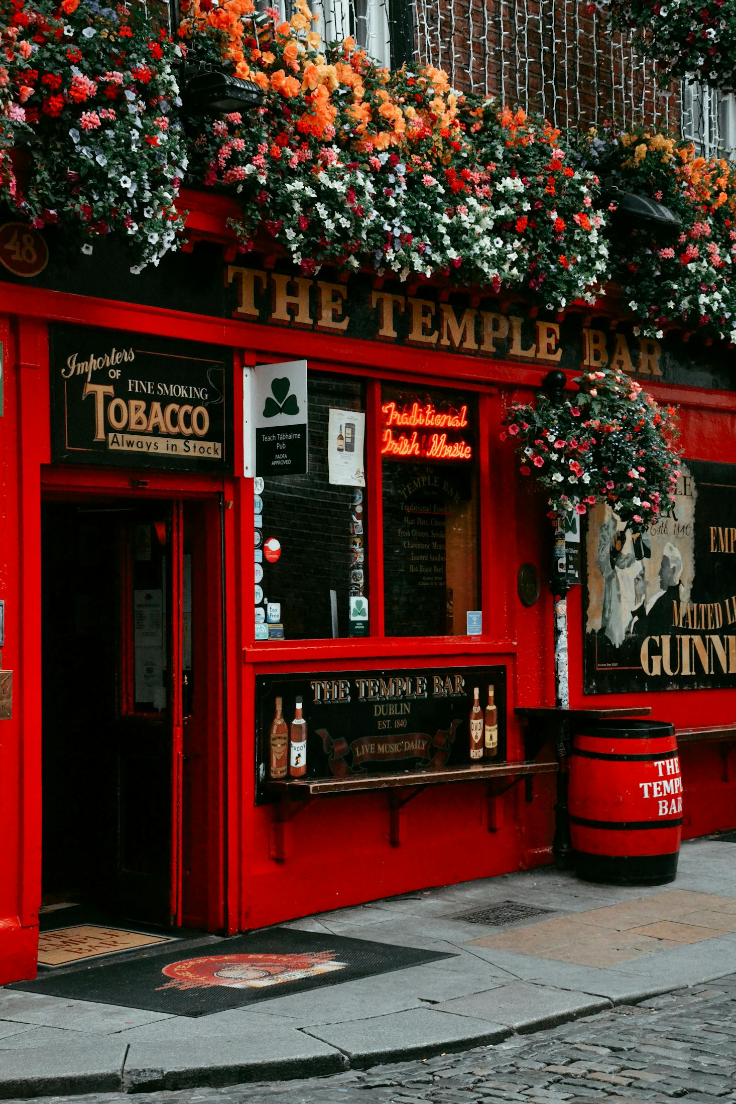 Gepäckaufbewahrung und Schließfächer an der Temple Bar in Dublin.