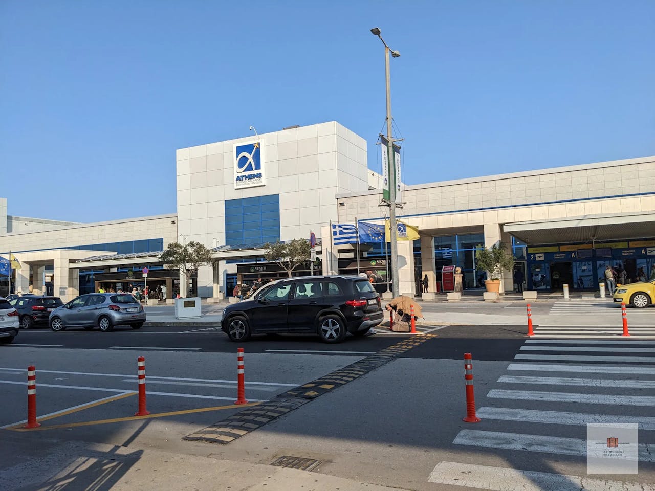 A view of Athens International Airport (Eleftherios Venizelos).