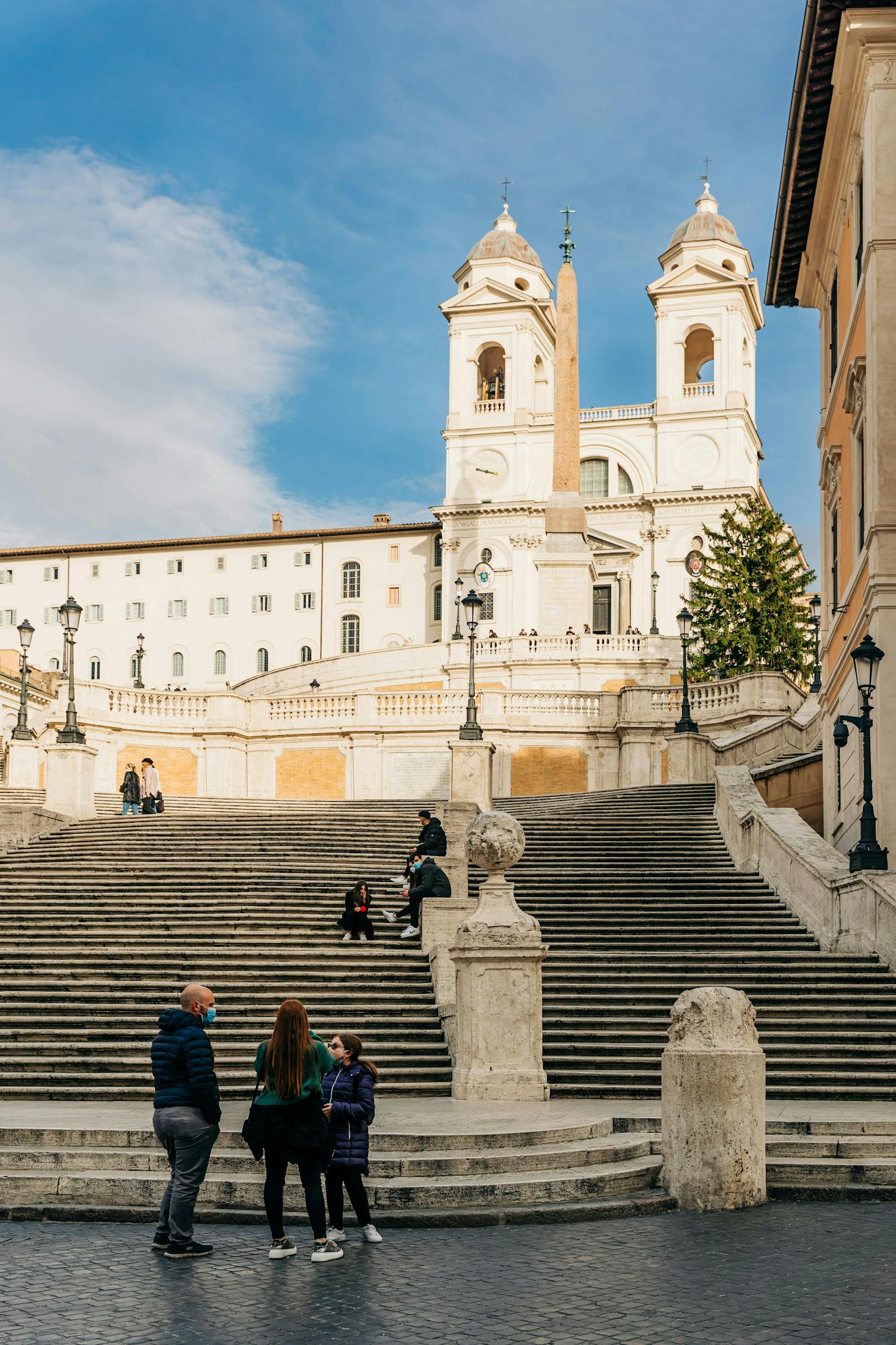 Morning at the Piazza di Spagna.