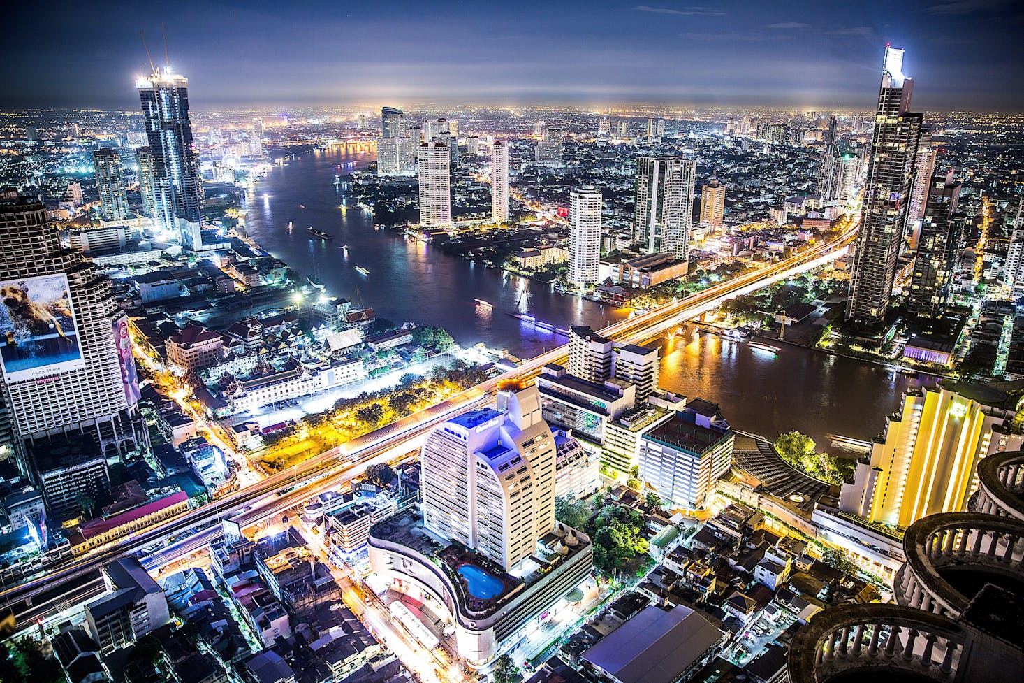 Gepäckaufbewahrung und Schließfächer in der Stadt Bangkok.