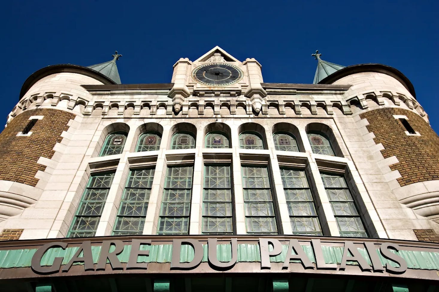 An architectural symphony of history and elegance, where time stands still at Gare du Palais.