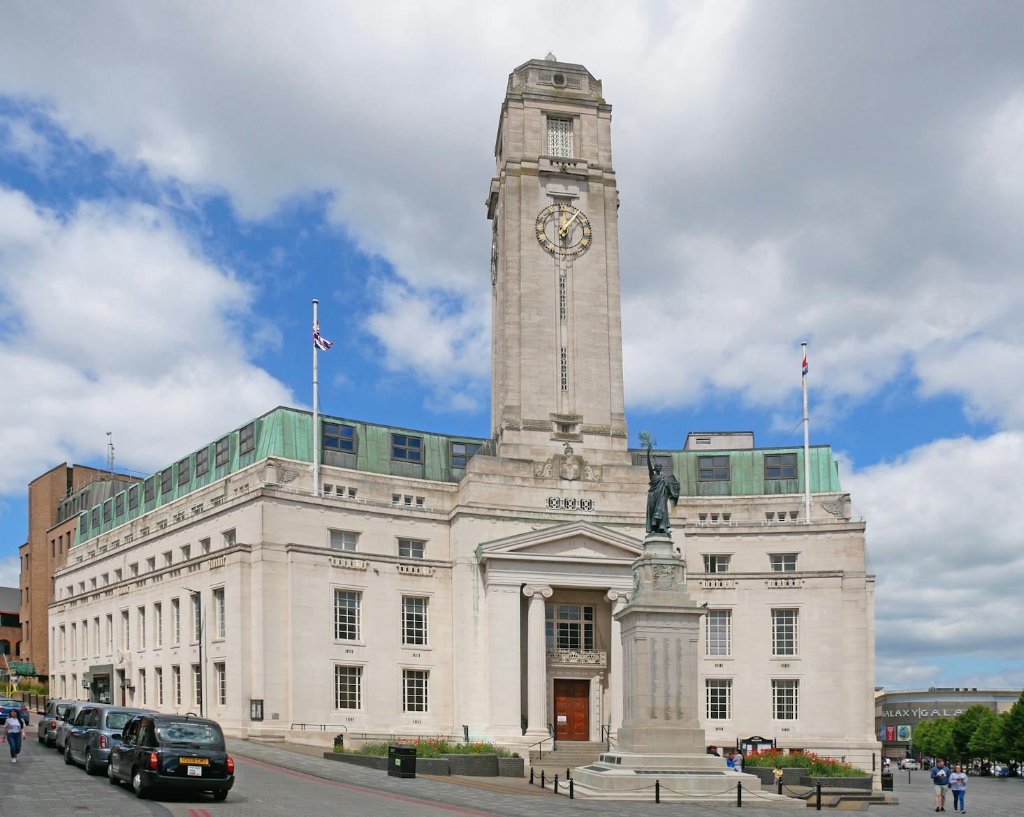 A large, historic building in Luton