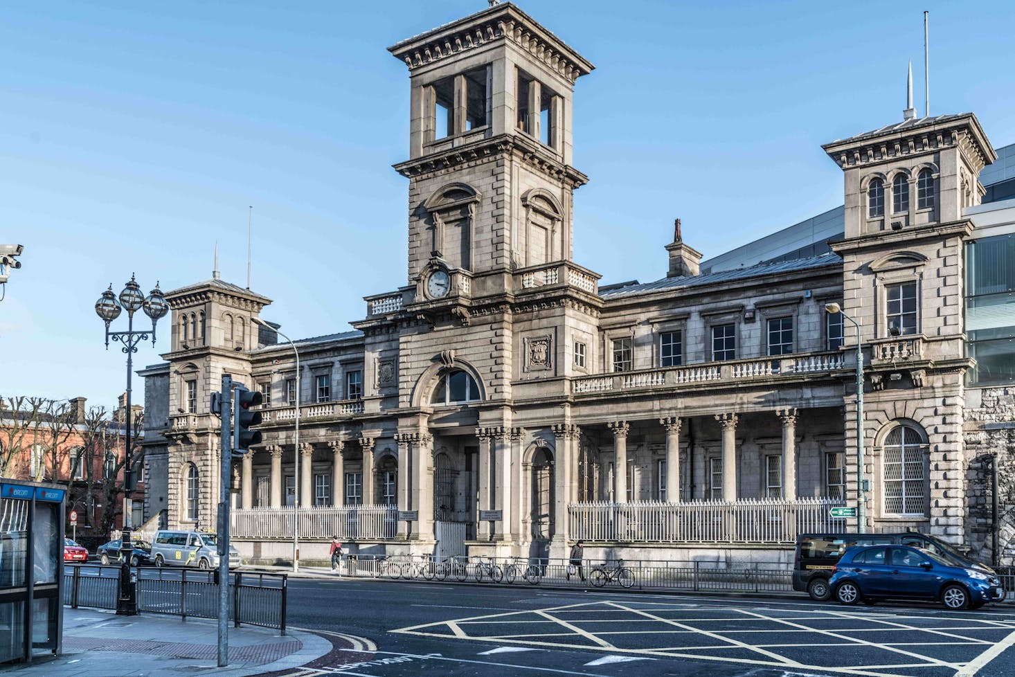 The exterior of Connolly Station in Dublin