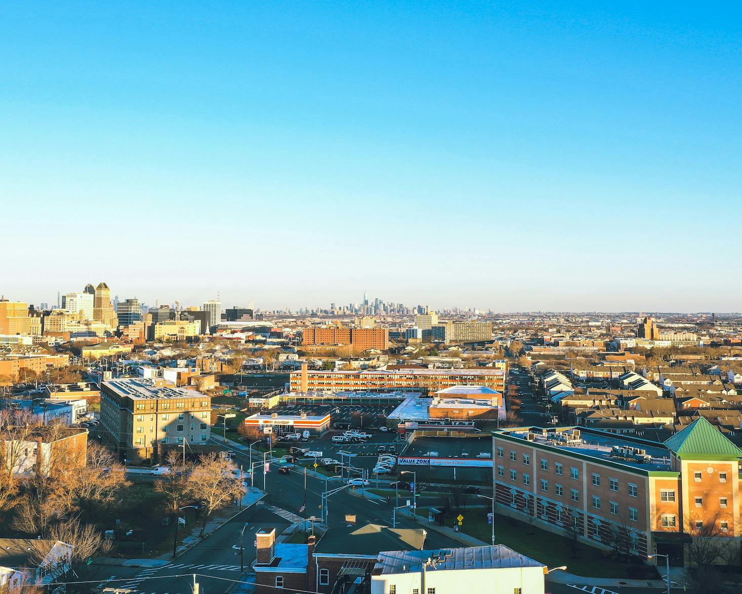 Downtown Newark in broad daylight.