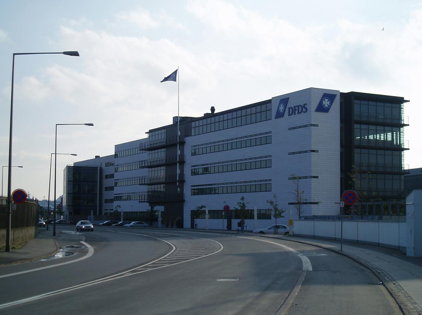 The DFDS Copenhagen Terminal building