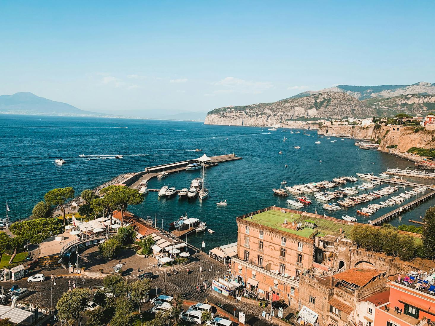 Coastal view of Sorrento Port