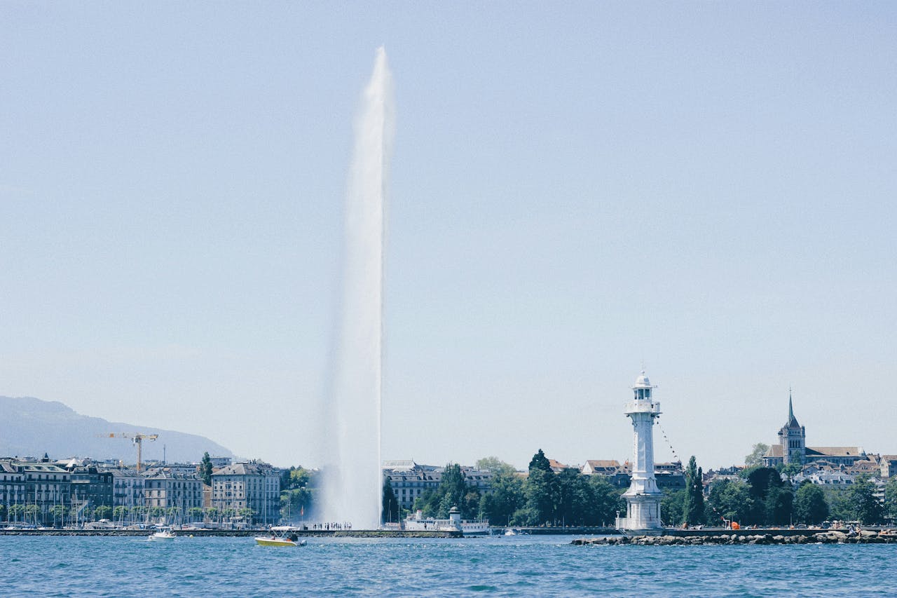 Jet d'eau genève, Suisse