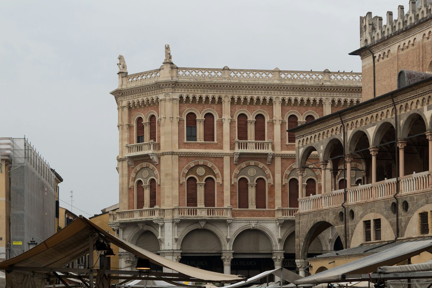 Parte del Palazzo della Ragione, in Piazza delle erbe, a Padova