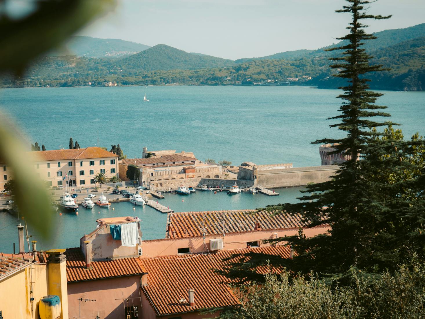 Vista su Portoferraio, all'Isola d'Elba, Livorno