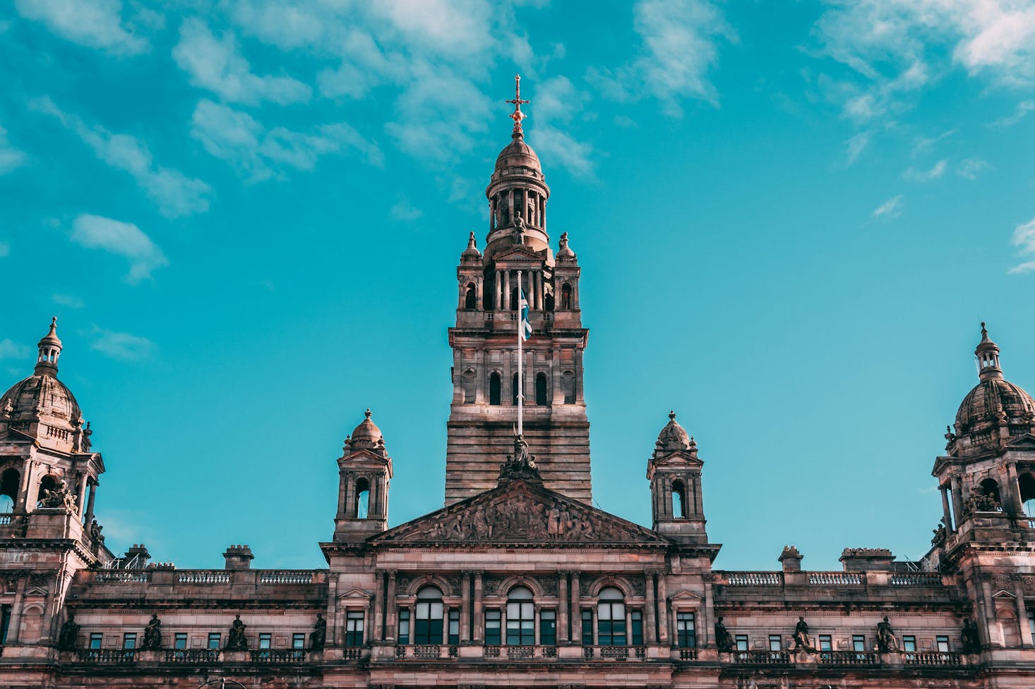 Une église avec un style authentique à Glasgow, UK