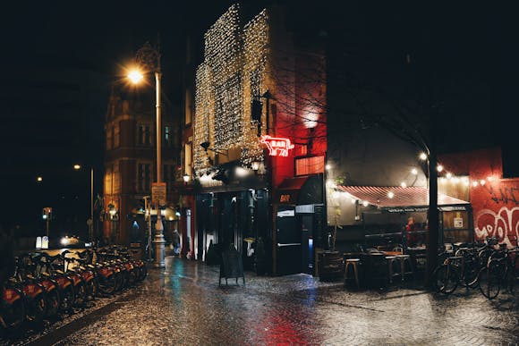 Dublin at night