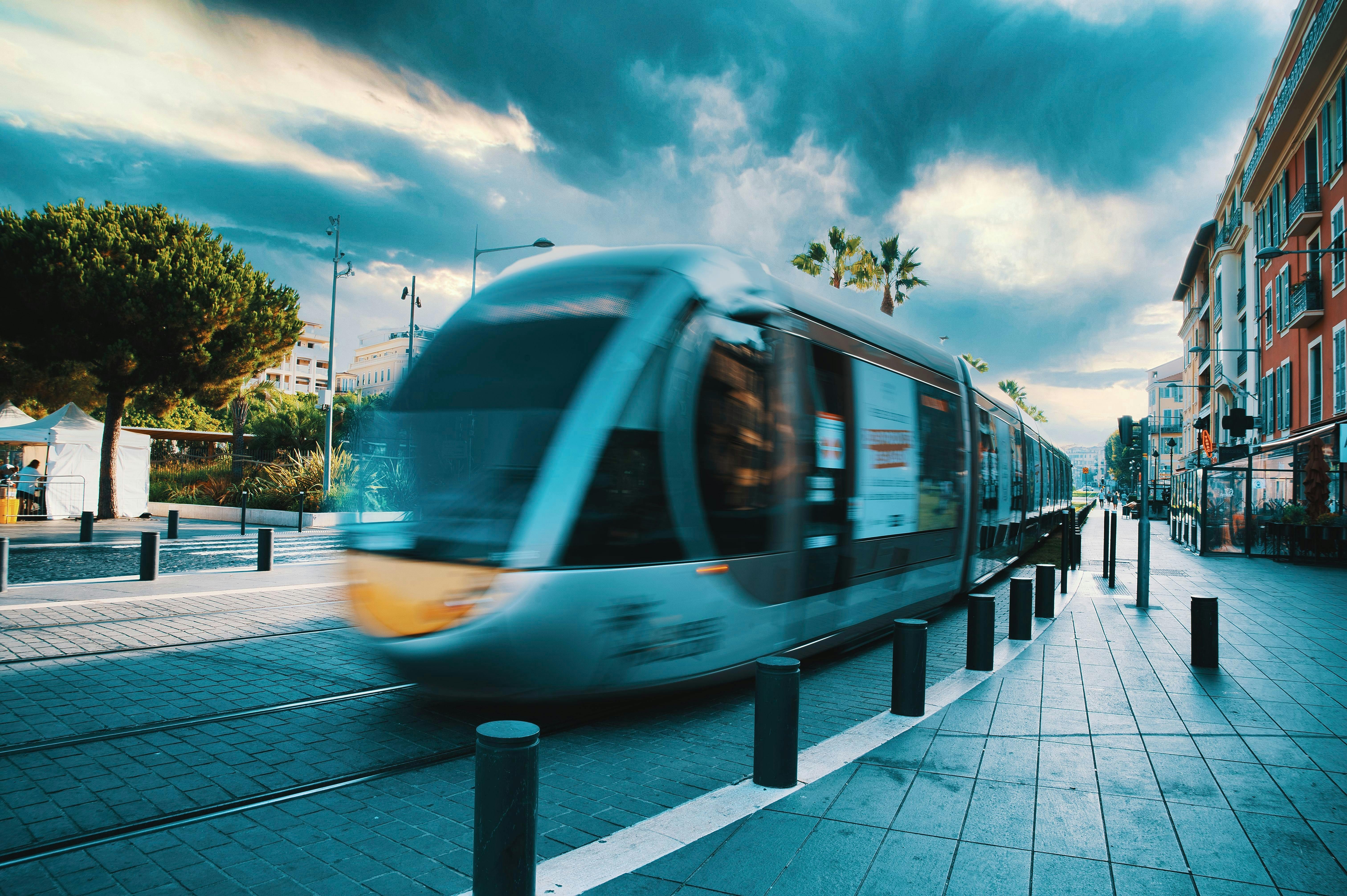 Tram in Nice, France