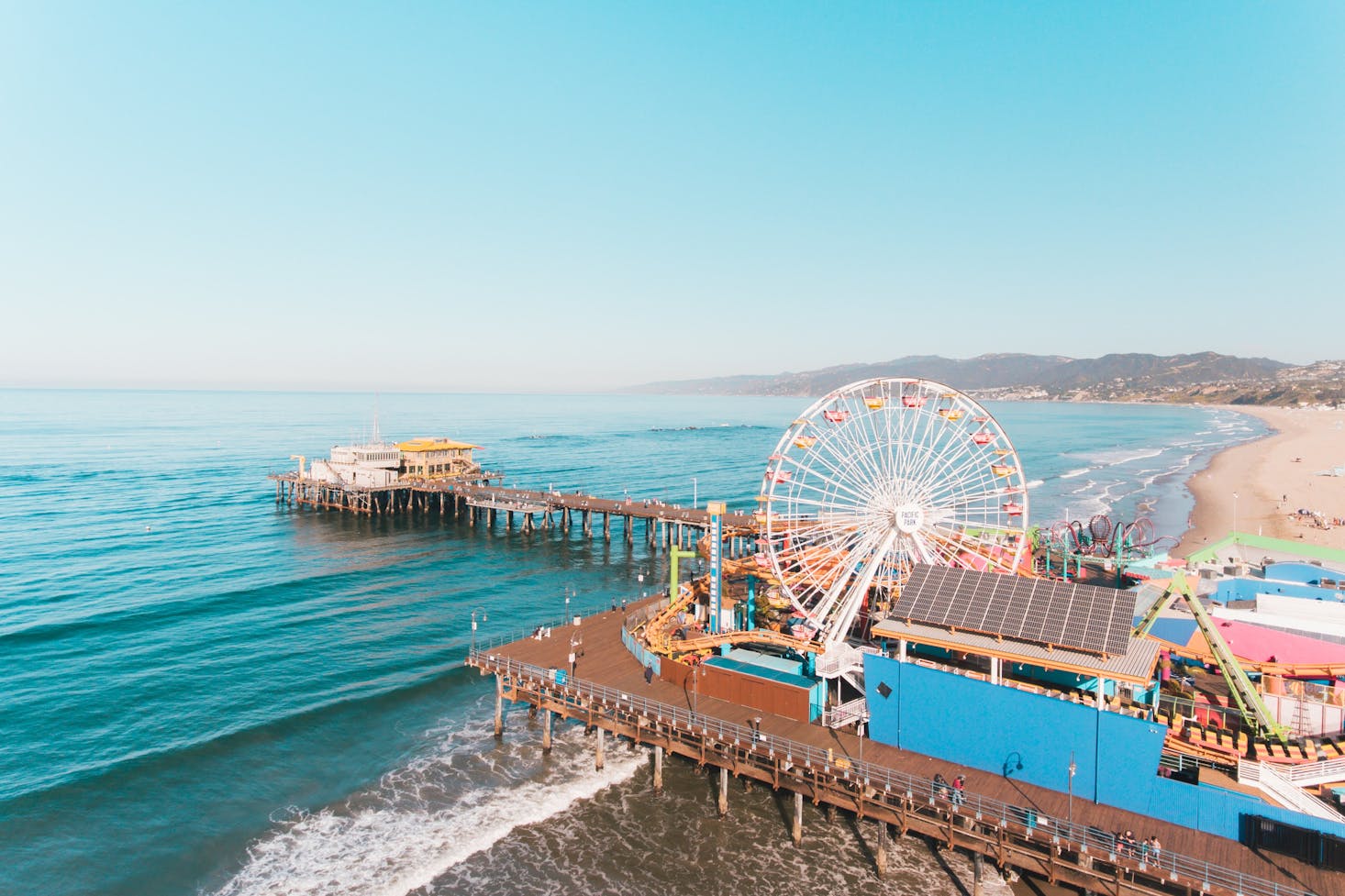 Pier at Santa Monica, California