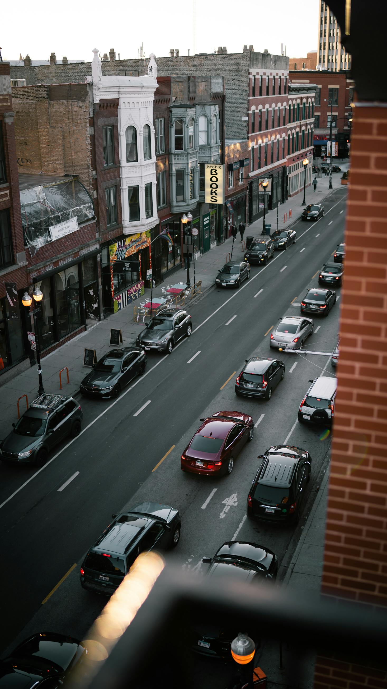 Street shopping in Chicago