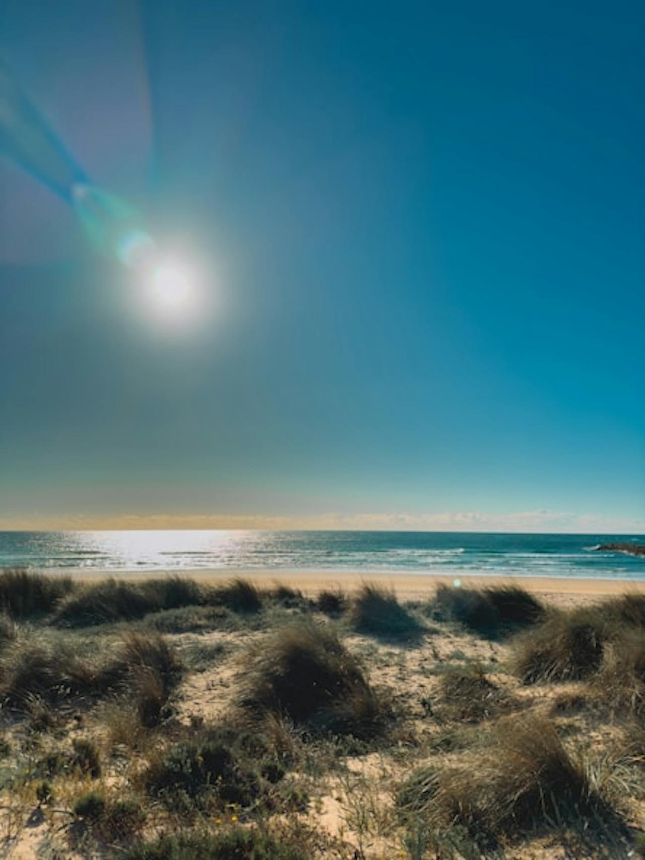 Beach in the south of Lisbon