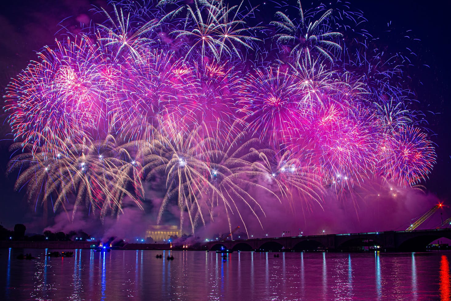 Fireworks in Washington DC