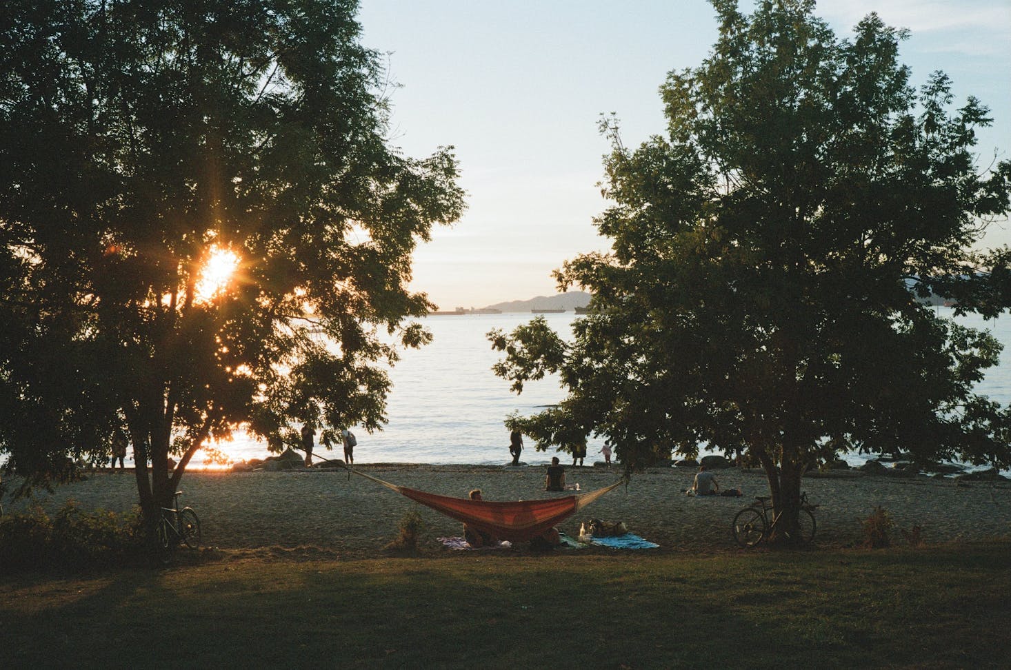 Sunset on a Vancouver beach