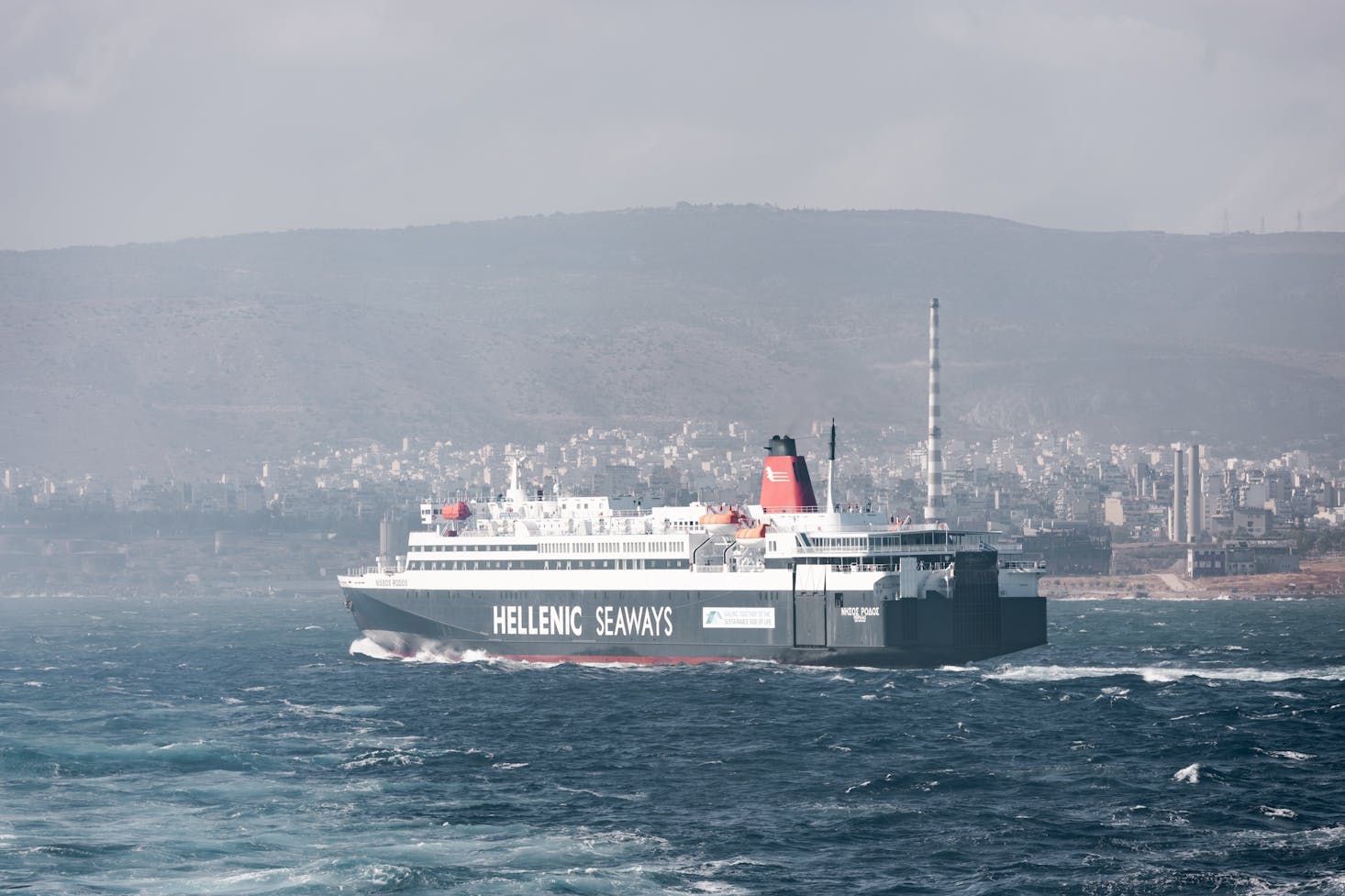 Island ferry in Athens